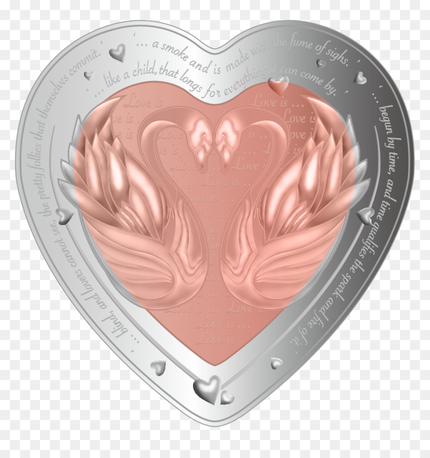 Фиджи 1 Доллар 2019 Сердце, HD Png Download - hot pink heart png