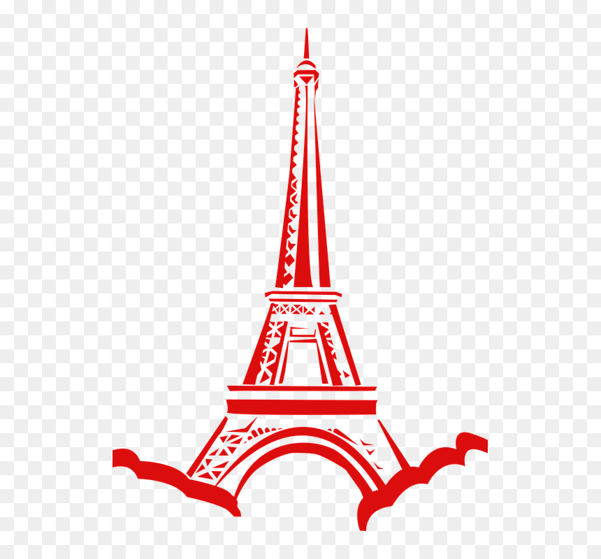 Paris Eiffel Tower Clip Art, HD Png Download - torre eiffel dibujo png