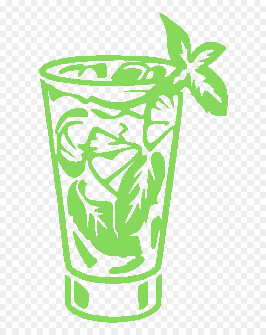 Mojito Clipart Glass - Mojito Clipart Png, Transparent Png - coctail png