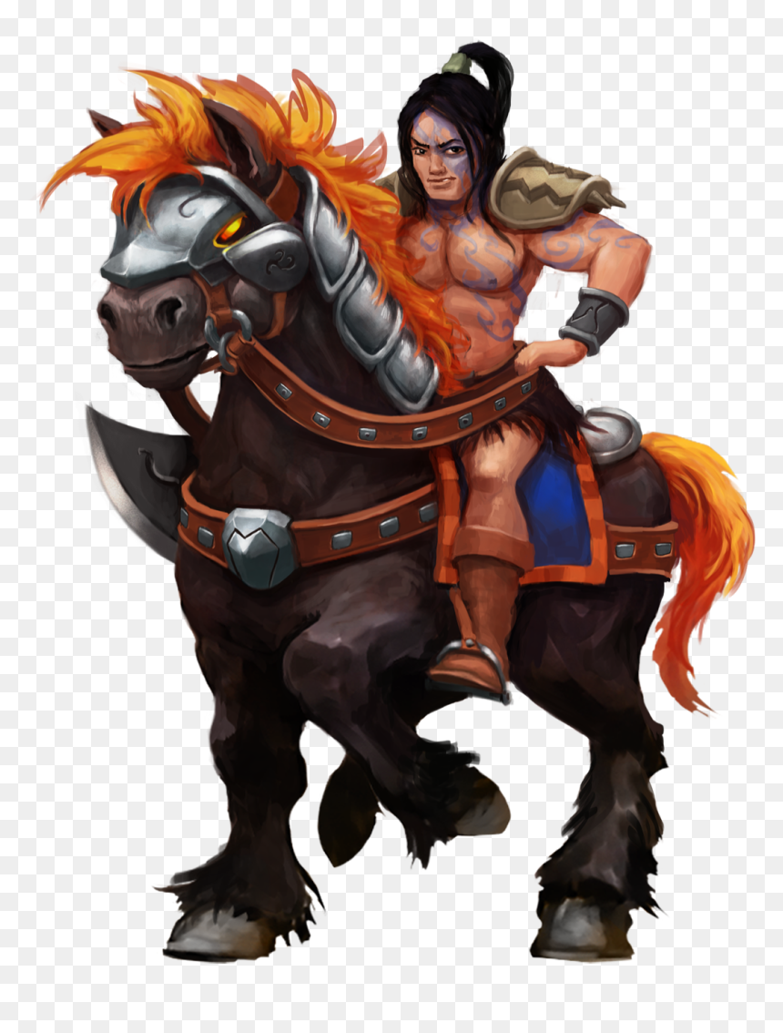 Armoured War Horse - Tibia Fan Art, HD Png Download - horse .png