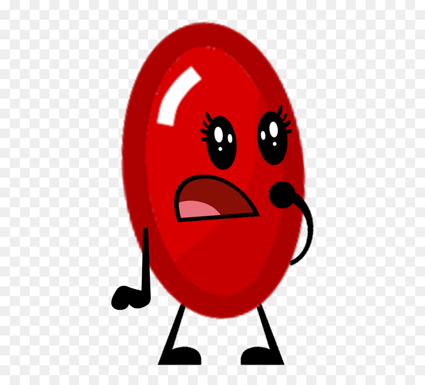Red Clipart Jellybean - Clipart Kidney Beans, HD Png Download - jellybean png