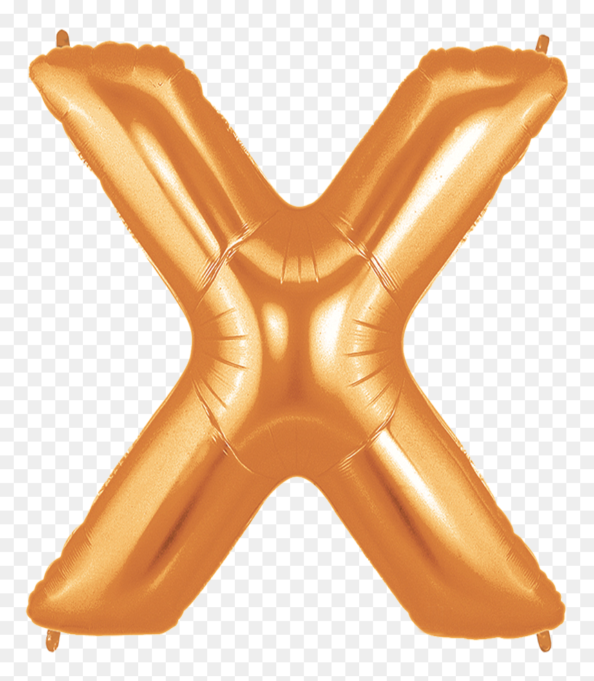 Balloon Letter X, HD Png Download - gold polka dot png
