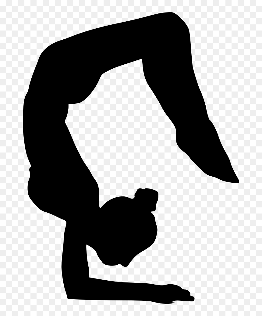 Yoga Png - Yoga Pose Silhouette Png, Transparent Png - yoga ball png