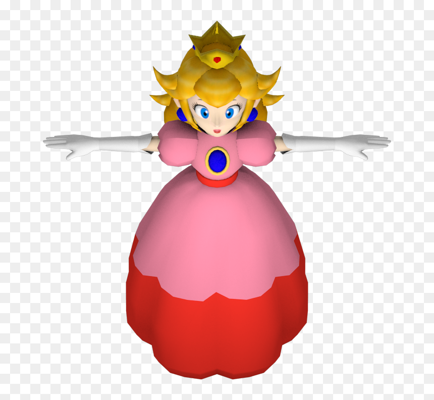 Classic Peach Comes To Life - Png Peach 64, Transparent Png - toadstool png