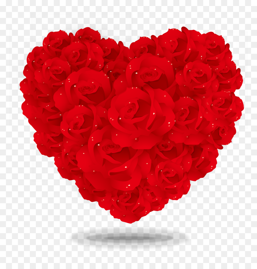 Heart Rose Png Image Transparent Background - Rose Heart Png, Png Download - transparent rose png