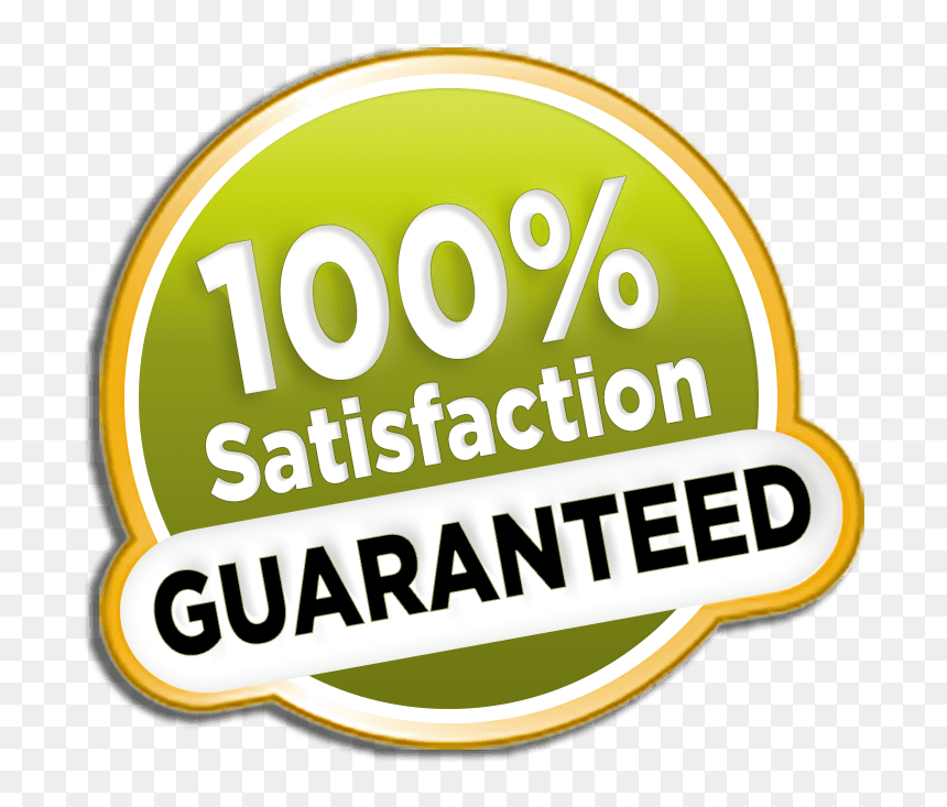 Satisfaction Guarantee For Home Improvements Walsall - Label, HD Png Download - 100% guarantee png