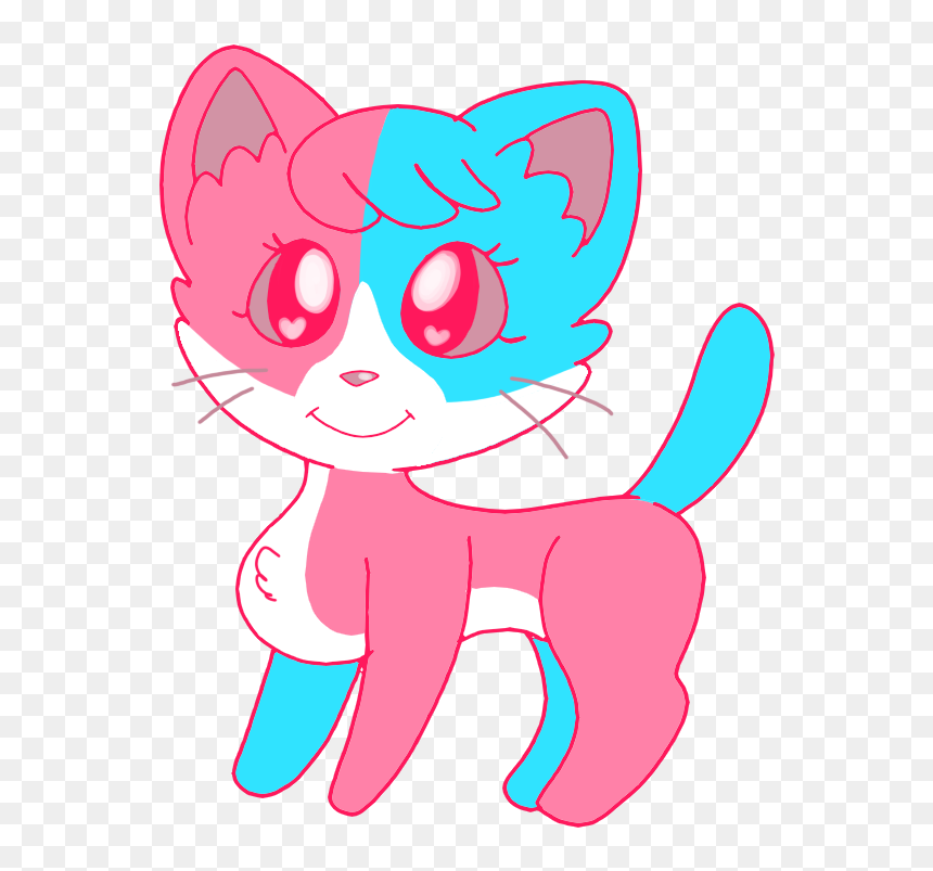 Kawaii Fiona The Cat - Cartoon, HD Png Download - kitty.png