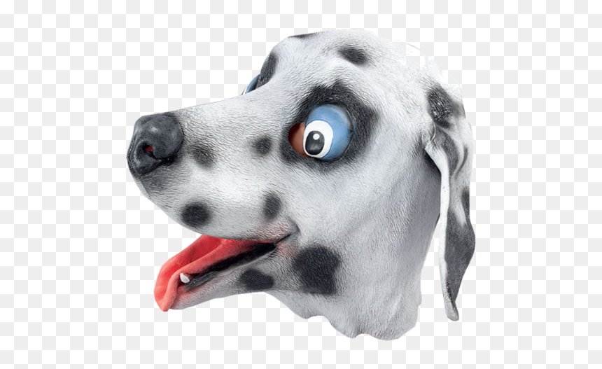 Deluxe Overhead Dalmation Mask - Mask, HD Png Download - dalmation png