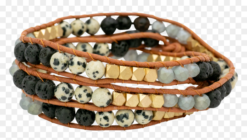 *dalmation Stone, Triple Wrap Zengo Bracelet - Bracelet, HD Png Download - dalmation png