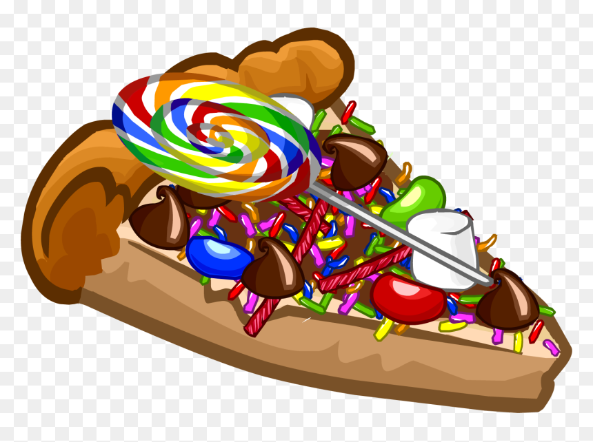 Dessert Pizza Clip Art - Pizza Club Penguin, HD Png Download - pizza clip art png