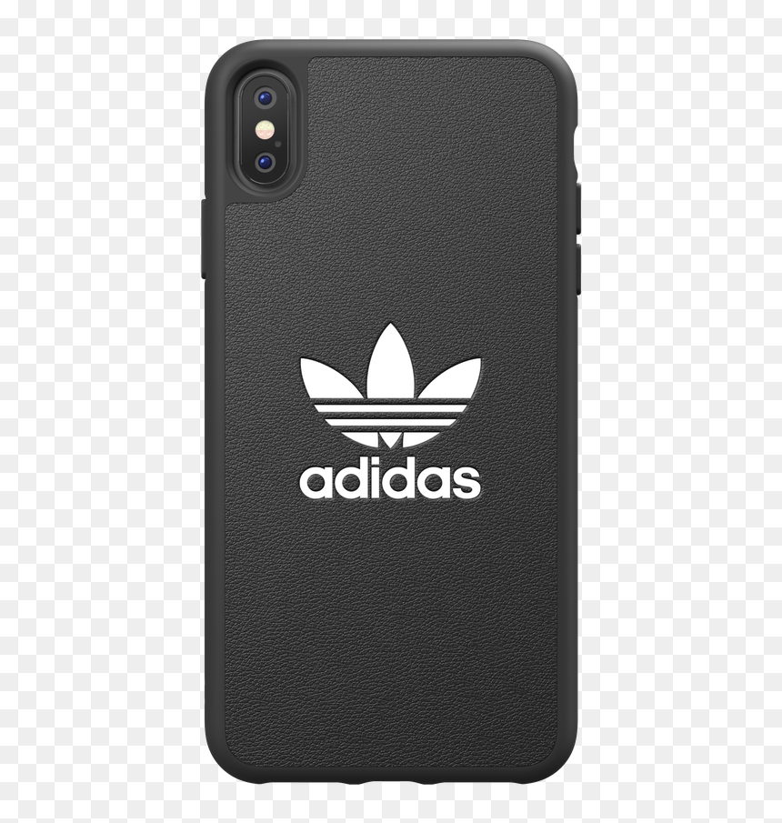 Adidas Black Moulded Iphone X Case, HD Png Download - trefoil png