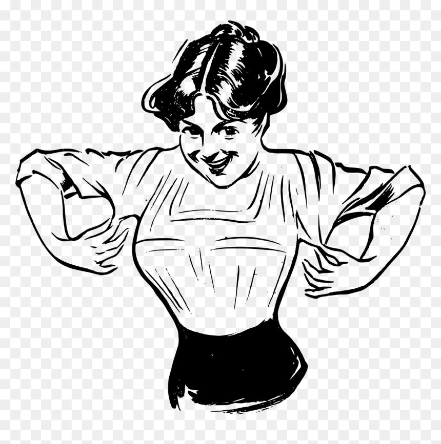 Pinching Shirt Clipart, HD Png Download - human.png