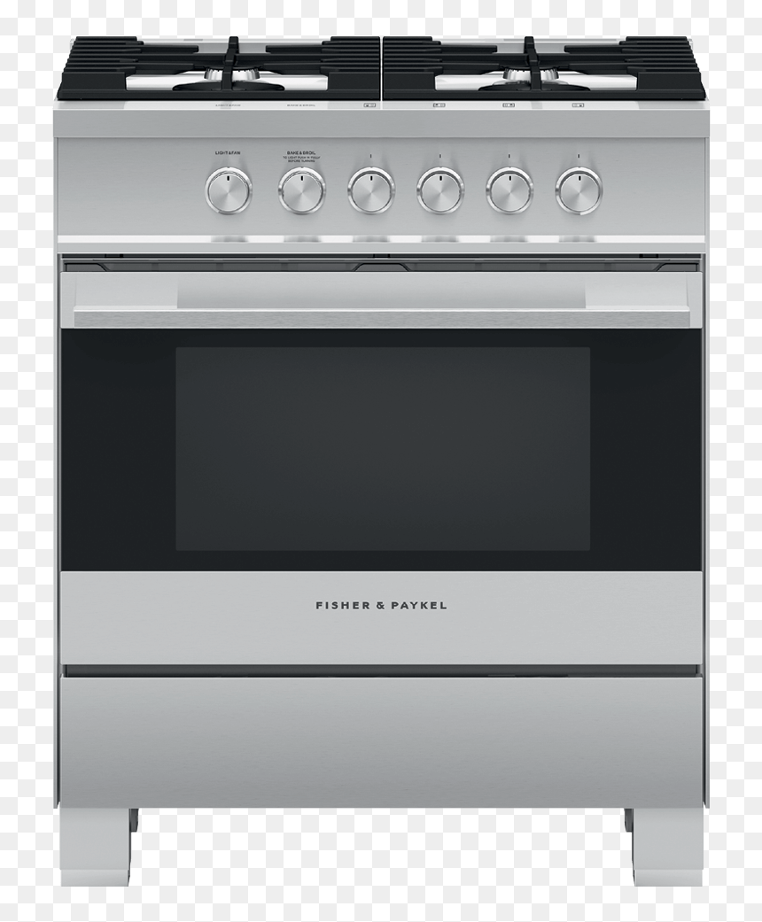 Gas Range, 30", Pdp - Fisher & Paykel 30 Range, HD Png Download - gas stove png