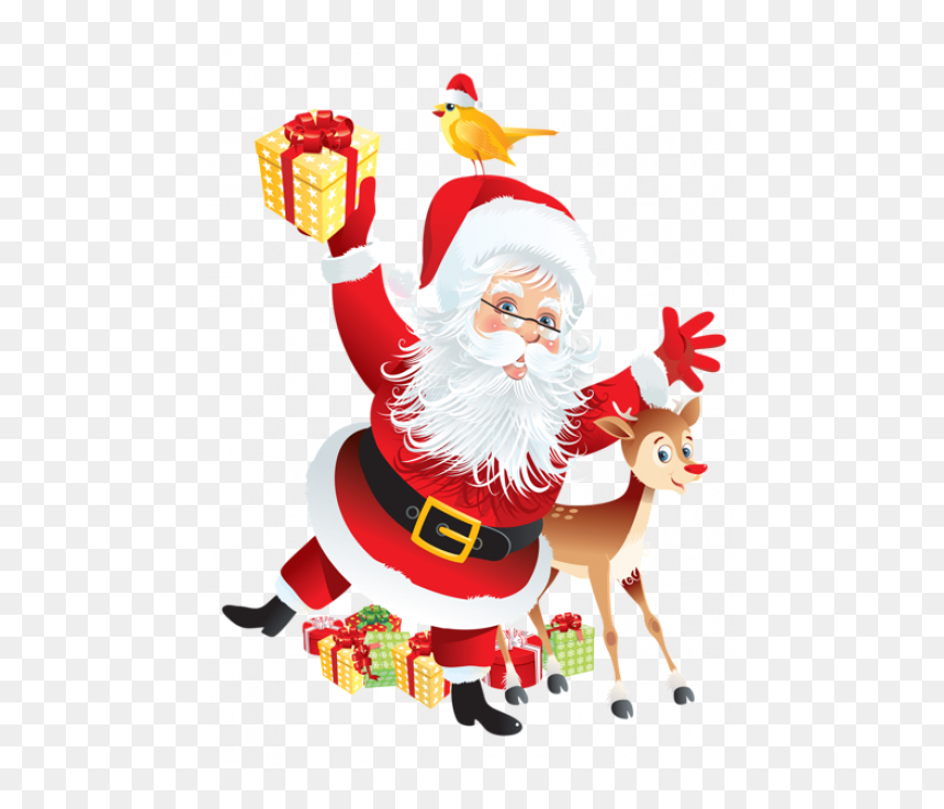 Santa Cl - Santa And Rudolph Png, Transparent Png - santa claus.png