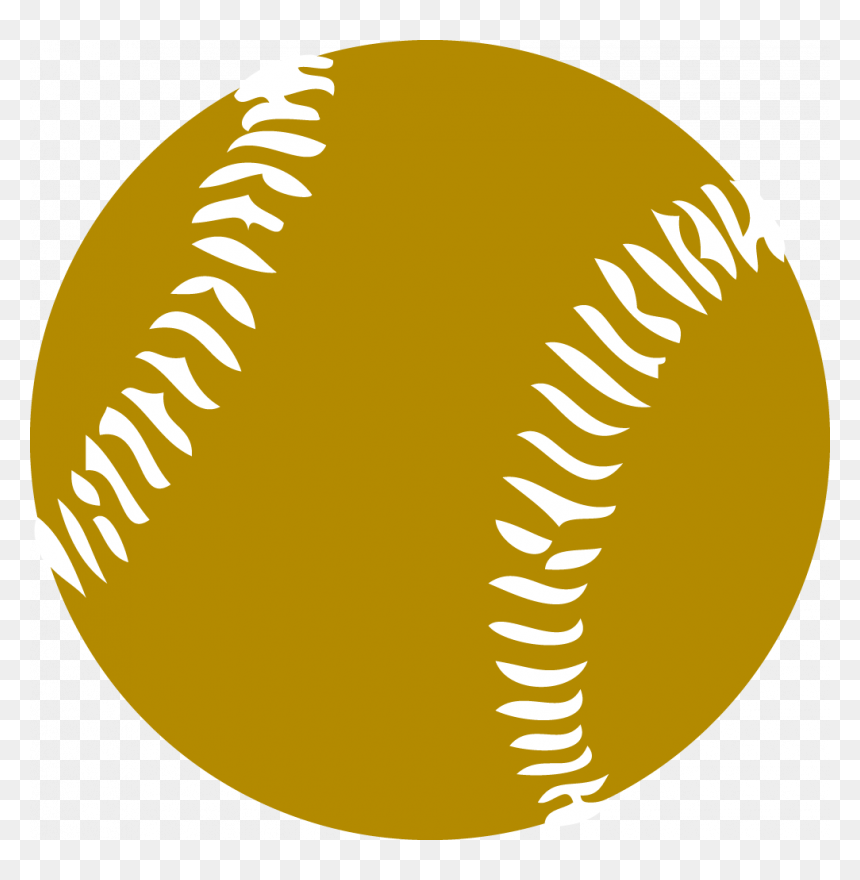 Gold Clipart Baseball ~ Frames ~ Illustrations ~ Hd - Softball Clipart, HD Png Download - base ball png