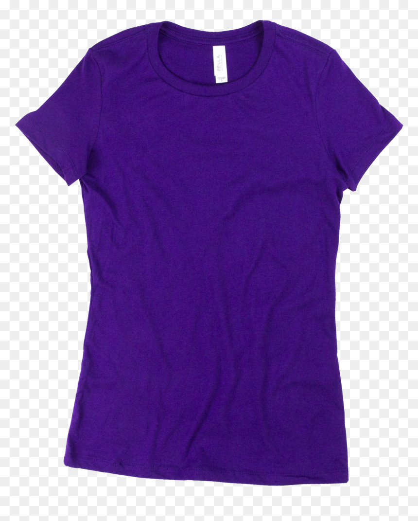 Team Purple - Bella - Purple T Shirts Croptop For Tenagers, HD Png Download - blank t shirts png