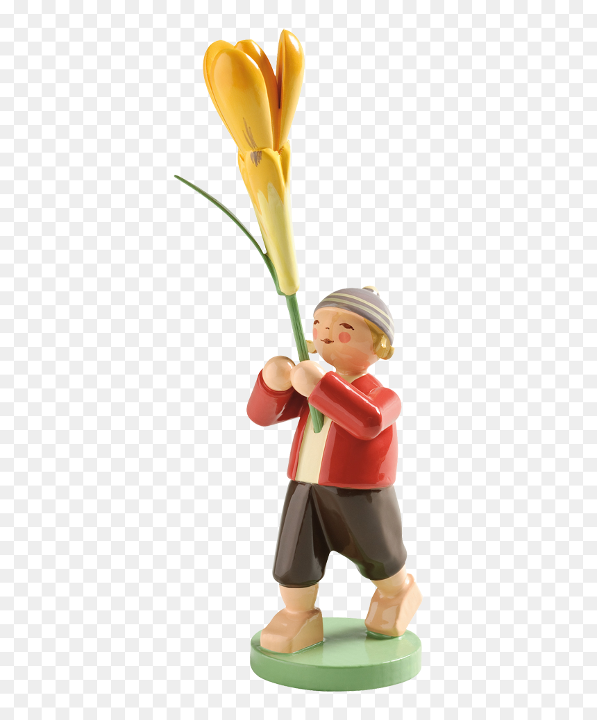 Boy With Crocus - Wendt & Kühn 5248/20 Boy With Crocus, HD Png Download - crocus png