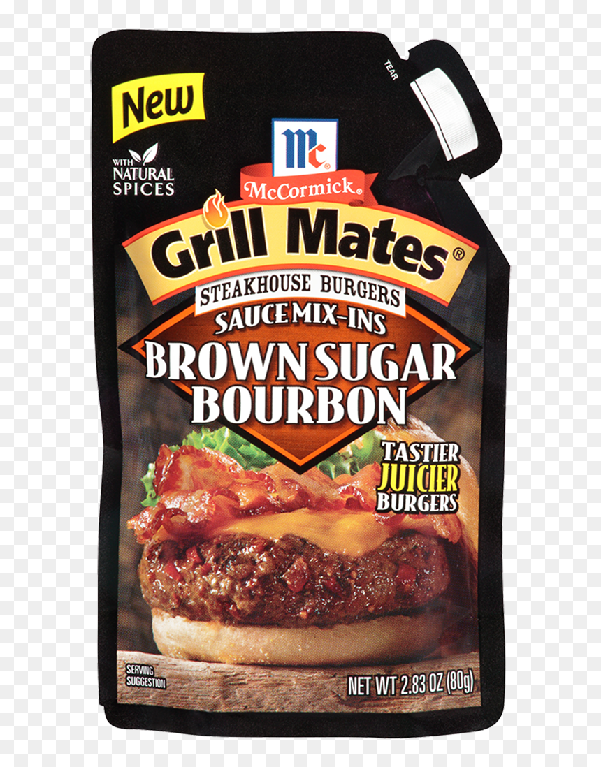 Grill Mates Brown Sugar Bourbon Steakhouse Burgers - Mccormick Brown Sugar Bourbon Burger, HD Png Download - pile of sugar png