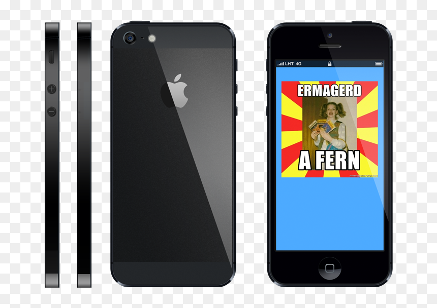 All The Phone Bits - Iphone 5 All Sides, HD Png Download - 3d phone png