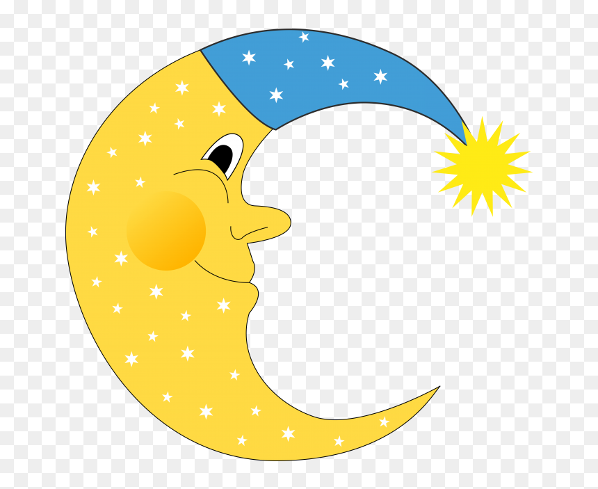 Child Sun And Moon Png - Moon Clipart Png, Transparent Png - moon png image