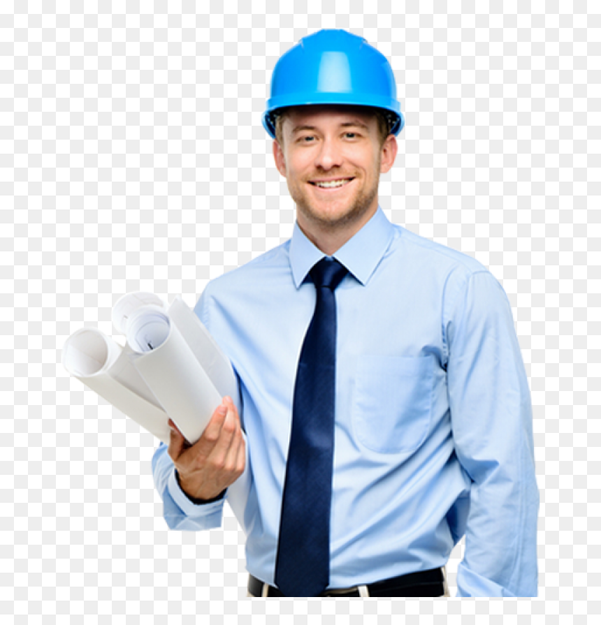 Industrail Engineer Png Image - Smiling Engineer Png, Transparent Png - construction workers png