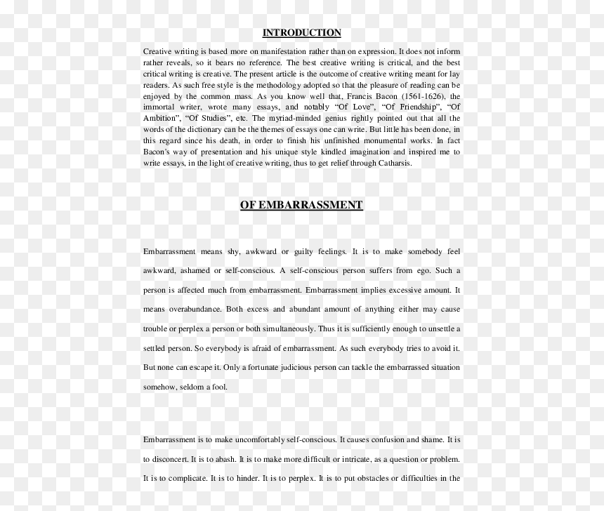 Document, HD Png Download - embarrassed png
