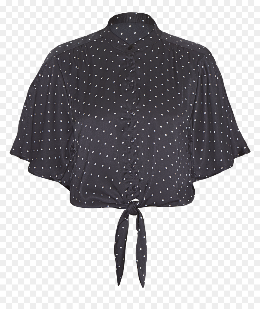 Polka Dot Winter Fashion - Polka Dot, HD Png Download - white polka dot png
