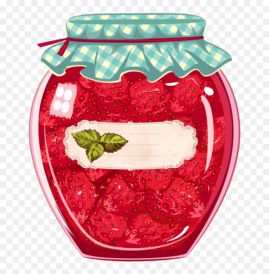 Transparent Mason Jar Clip Art - Банка С Вареньем Рисунок, HD Png Download - jelly jar png