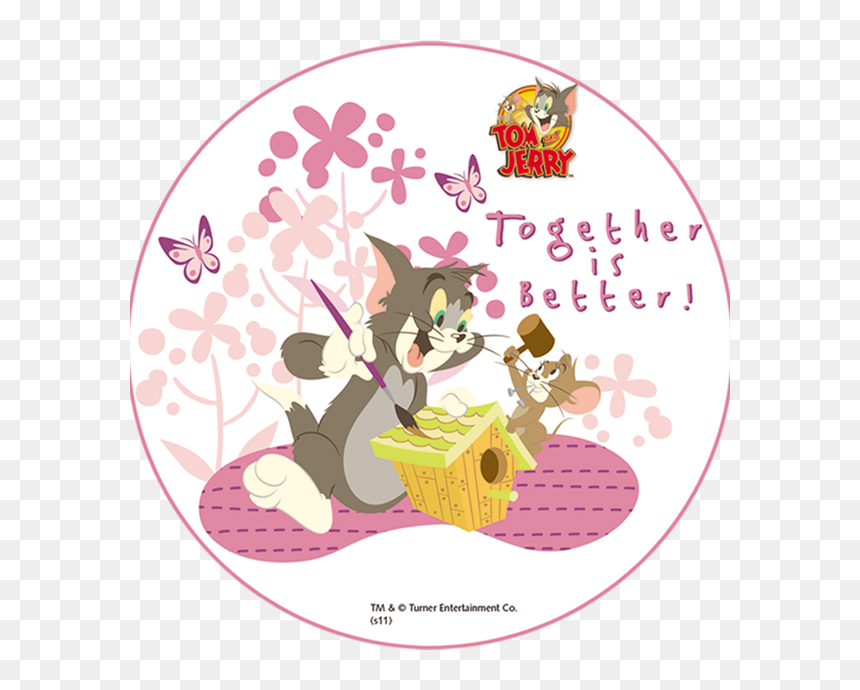 Mickey Minnie Wafer - Tom And Jerry, HD Png Download - tom y jerry png