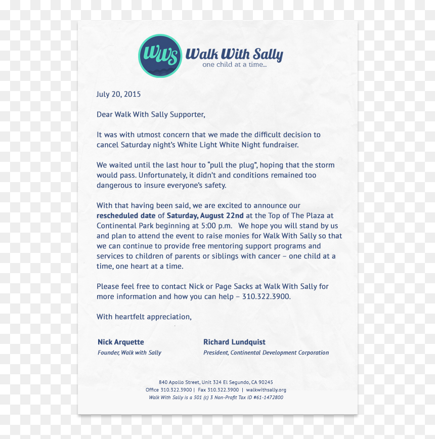 Walk With Sally, HD Png Download - thank you for your support png