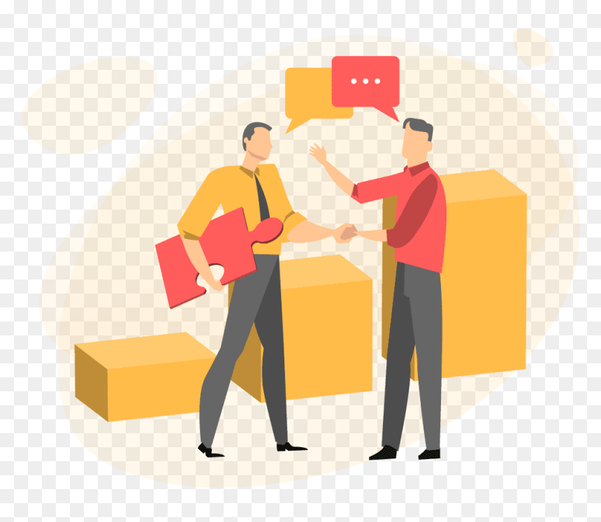 Illustration, HD Png Download - business handshake png