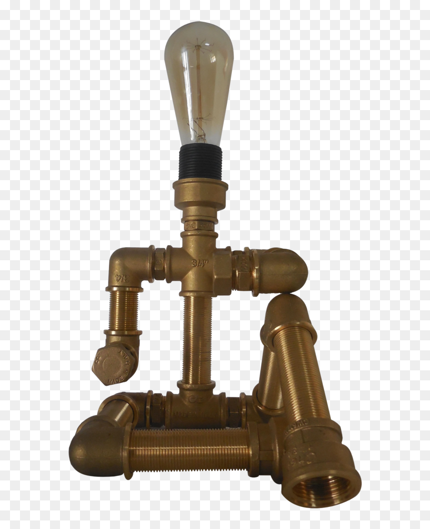 Sitting Man Table Lamp - Tap, HD Png Download - sitting at table png