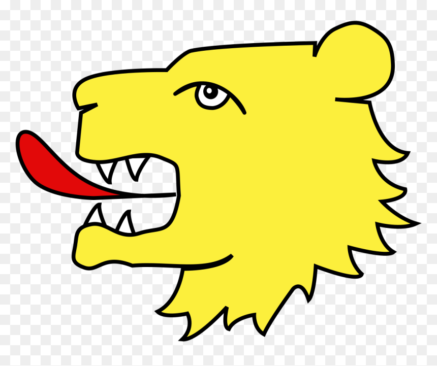Lion Héraldique, HD Png Download - lions head png