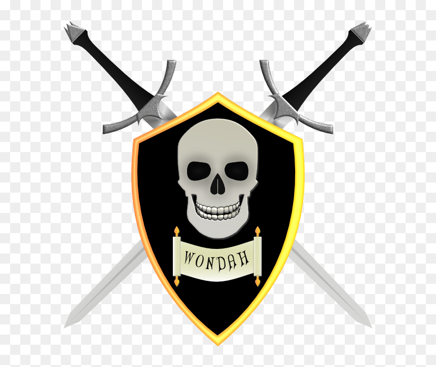 Aeso Wondah Coa - Sign, HD Png Download - cross swords png