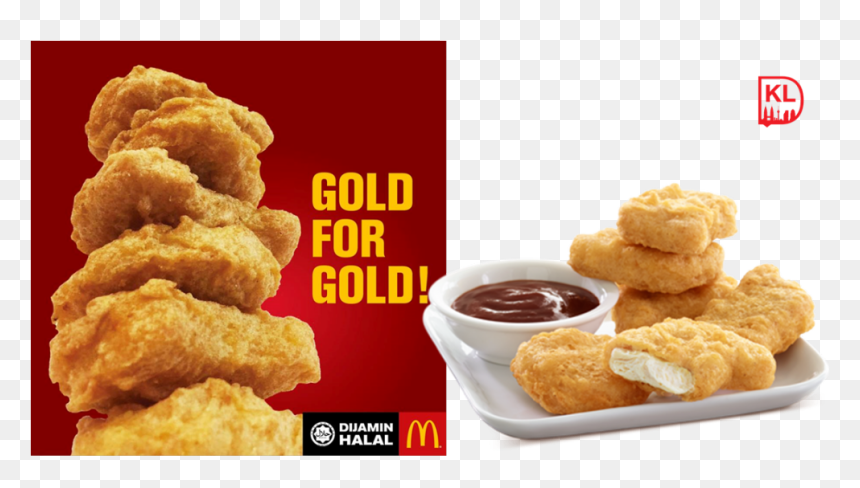 Mcnuggets 哦！ 完全免费送给你，就在明天11am，直至 - 6 Pcs Chicken Mcnuggets, HD Png Download - mcnuggets png