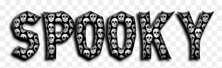 #sticker #text #spooky #skeleton #halloween #mycreation - Illustration, HD Png Download - halloween text png