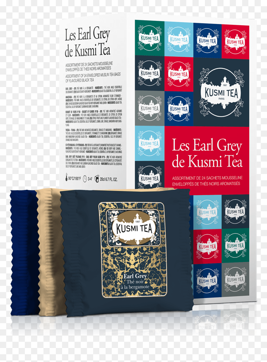 Kusmi Tea Earl Grey Blends, HD Png Download - teabag png