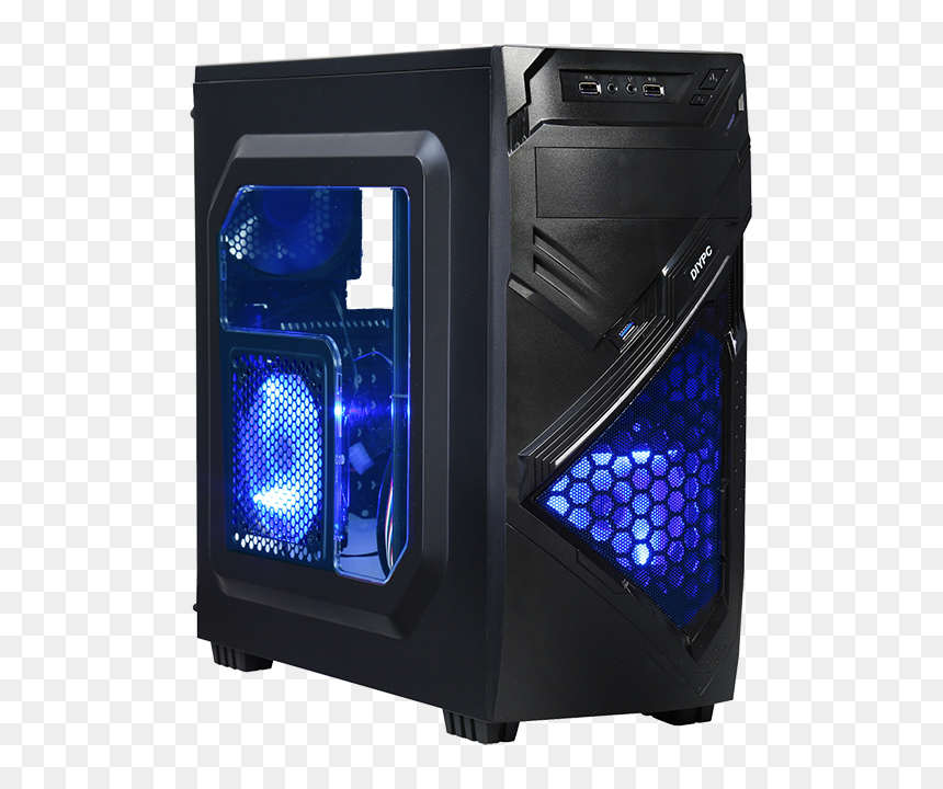 Ioz Tech Gaming / Pc / Desktop / Custom Built - Diypc Alnitak Bk Atx Mid Tower Case, HD Png Download - computer desktop png
