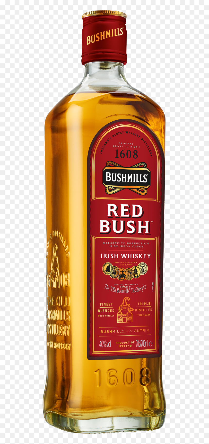 Bushmills Red Bush Whiskey, HD Png Download - bush.png