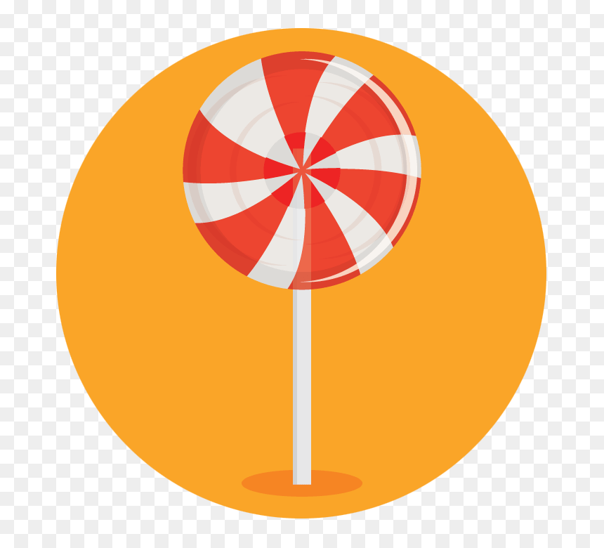 Lollipop - Easy Drawing Made Of Triangles, HD Png Download - thank you clipart png