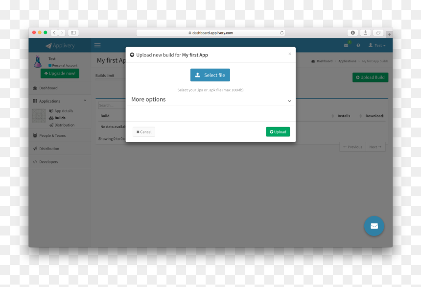 Now Click Upload Build Button - Internet, HD Png Download - upload button png