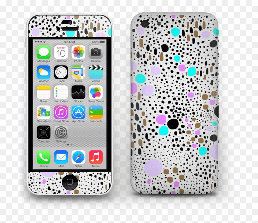 Konfetti Skin Iphone 5c - Iphone 5 Ve 5c Farkı, HD Png Download - konfetti png