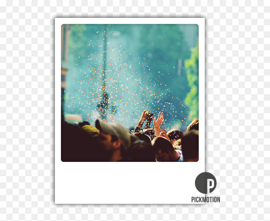 Postkarte Berlin Fernsehturm Konfetti Party Pickmotion - Happy Birthday Pickmotion, HD Png Download - konfetti png