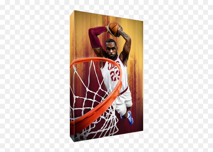 Poster, HD Png Download - lebron dunk png