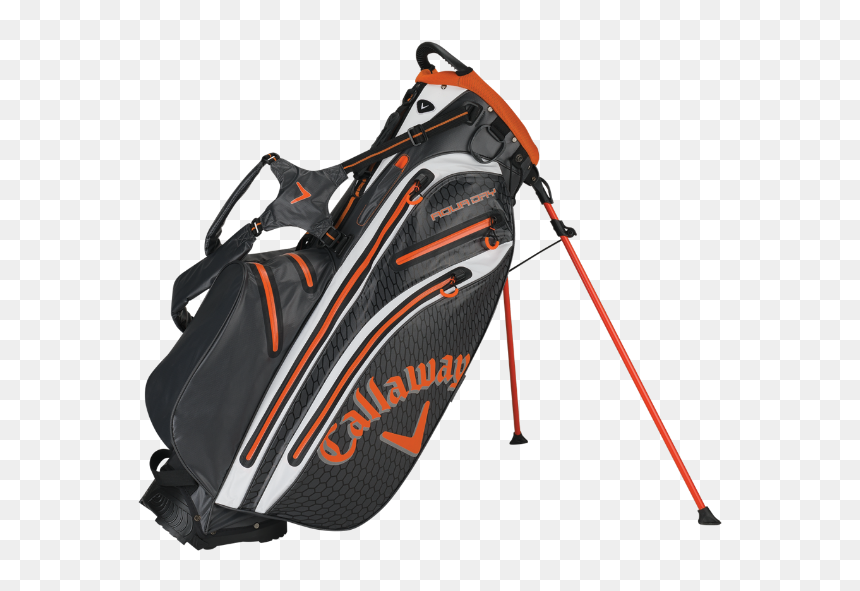 Aqua Dry Stand Bag - Callaway Red And Black Golf Bag, HD Png Download - golf club and ball png