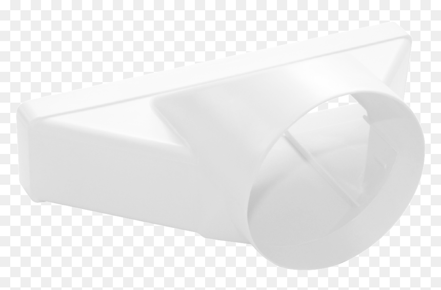 Round To Rectangular Adaptor 150 - Rectangular To Round Adaptor Duct, HD Png Download - rectangular png