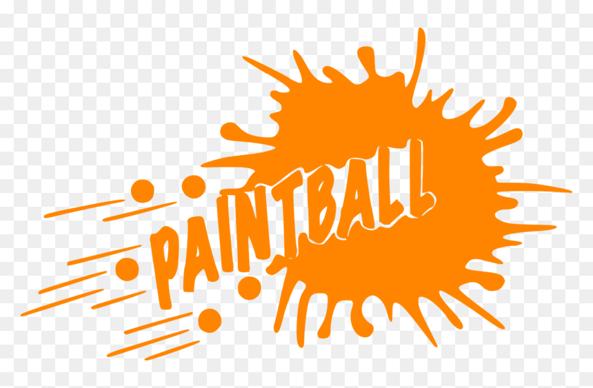 Paintball Png Pic - Paintball Png, Transparent Png - orange paint splatter png