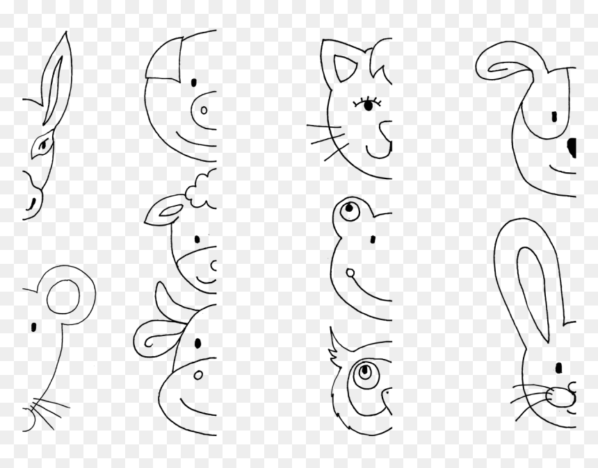 Coloring Book, HD Png Download - donkey.png