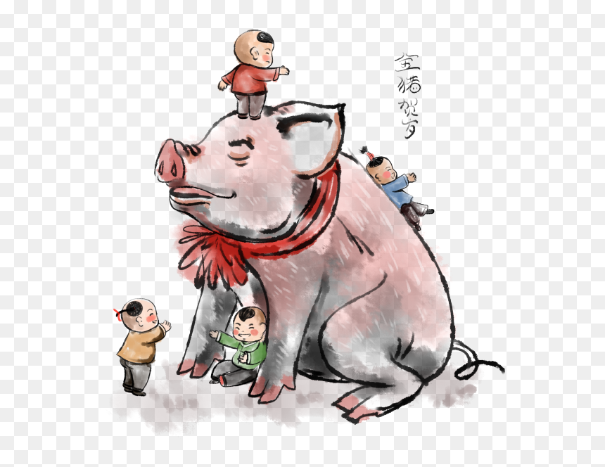 年 畫 國畫, HD Png Download - chinese new year png