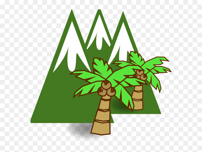 Forested Mountains Clipart, HD Png Download - mountain clip art png